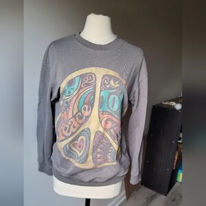 Gray Graphic Women's Sweatshirt